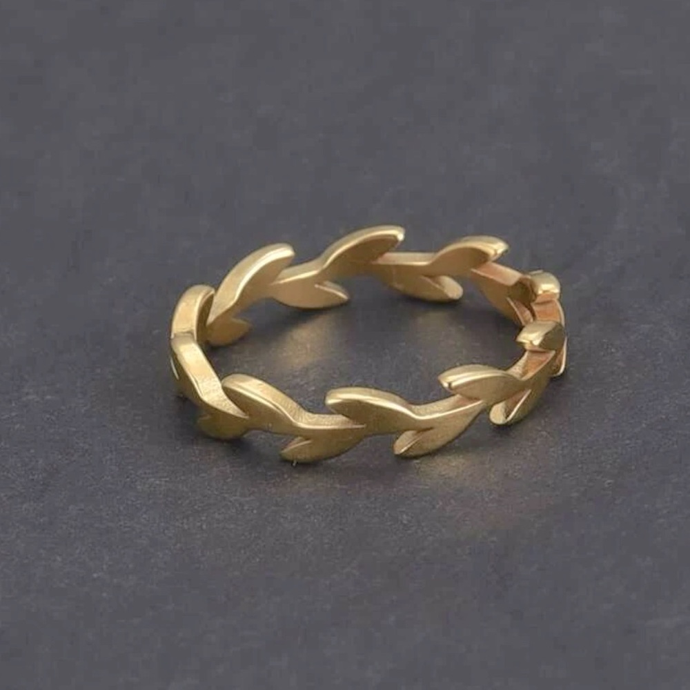 ✨NEW✨GOLD LEAF RING - Picture 2 of 4